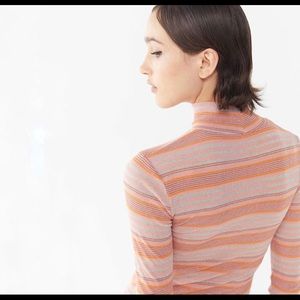 Urban Outfitters Striped Long Sleeve Turtleneck M